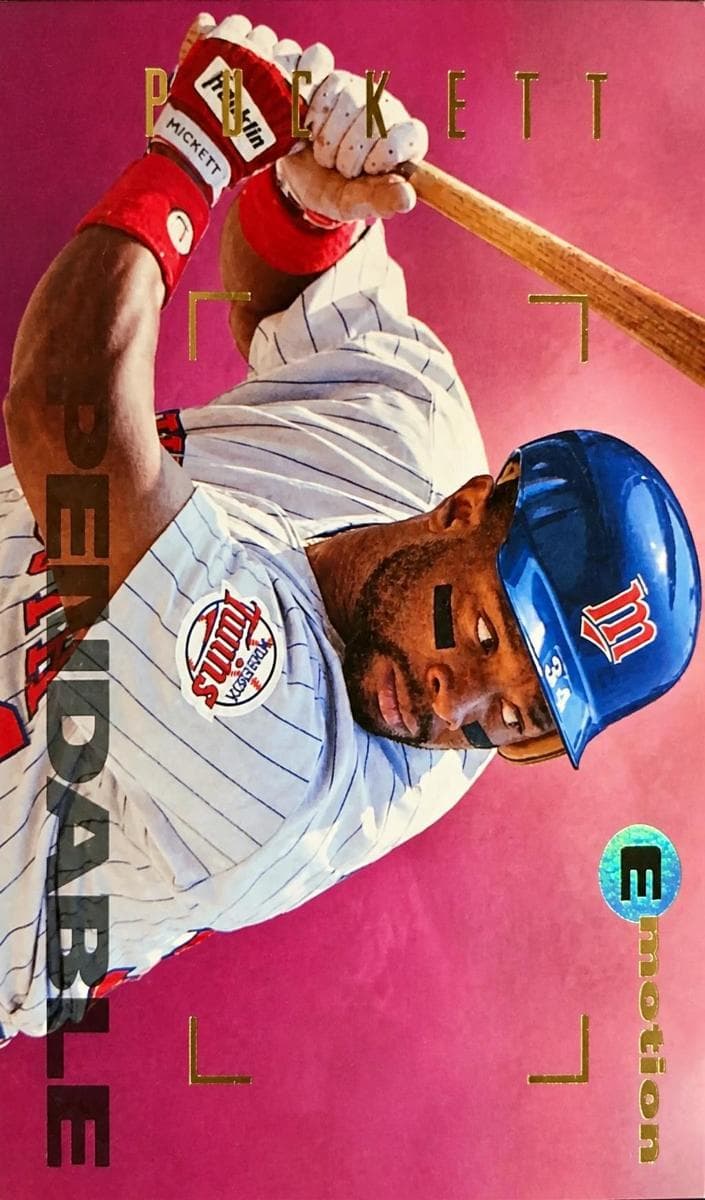 Kirby Puckett 1995 skybox Emotion