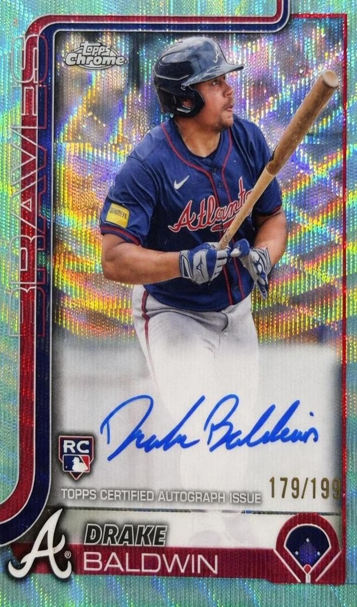 Drake Baldwin 2025 topps Topps Chrome Logofractor Edition