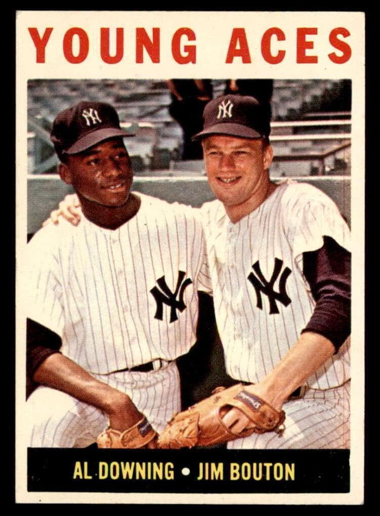 Young Aces (Al Downing / Jim Bouton) 1964 topps Topps