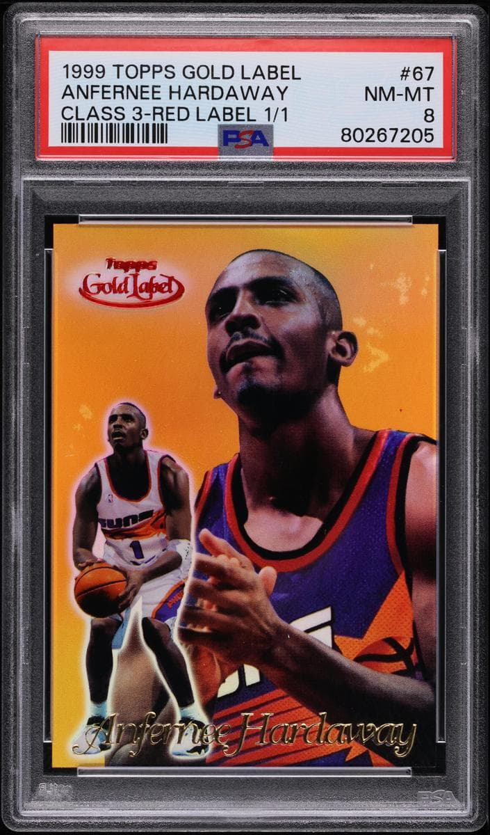 Anfernee Hardaway 1999 topps Topps Gold Label