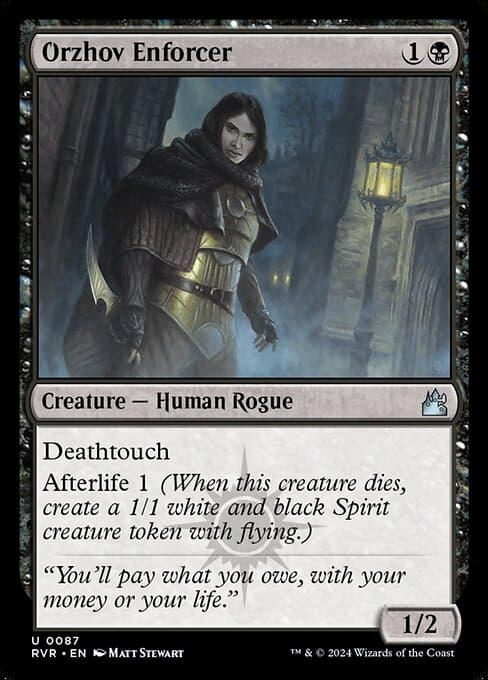 Orzhov Enforcer 2024 Magic: The Gathering Ravnica Remastered