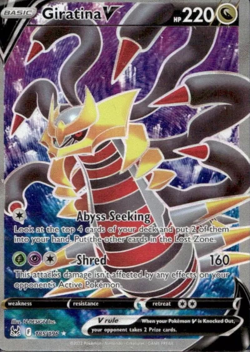 Giratina V trading card