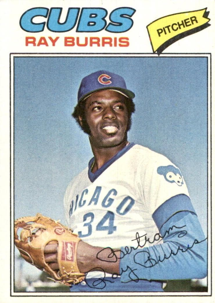 Ray Burris 1977 topps Topps