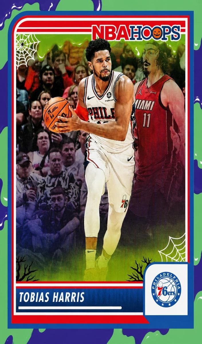 Tobias Harris 2023 panini Hoops Haunted Hoops
