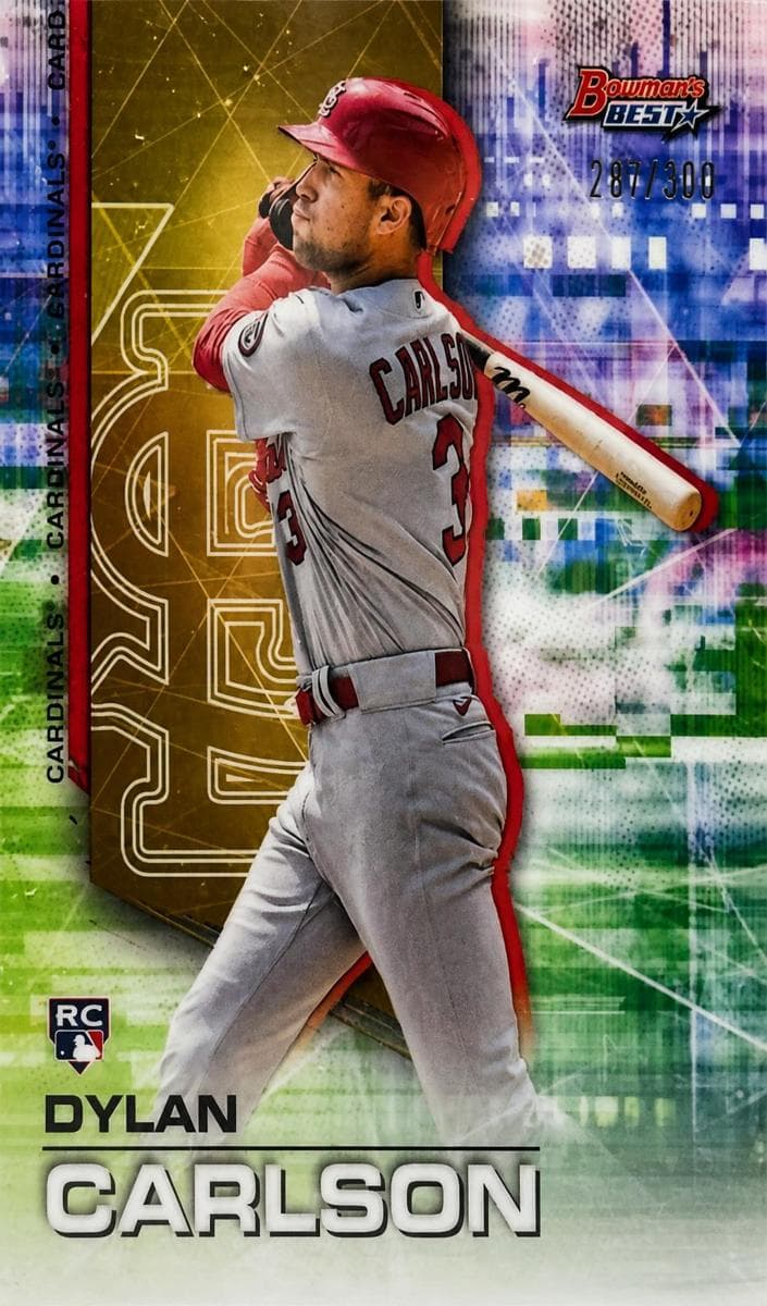 Dylan Carlson 2021 bowman Bowman's Best