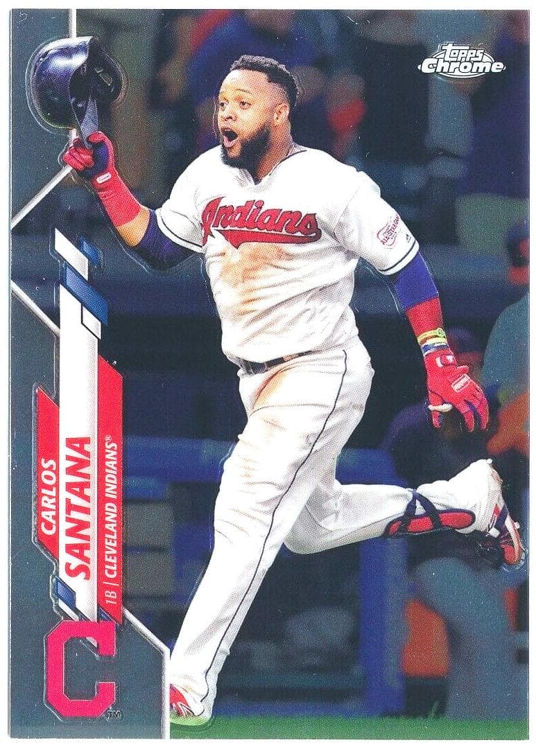 Carlos Santana 2020 topps Topps Chrome