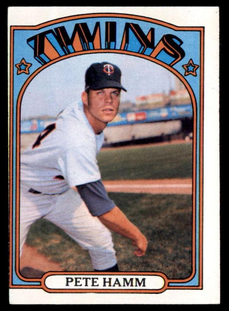 Pete Hamm 1972 topps Topps
