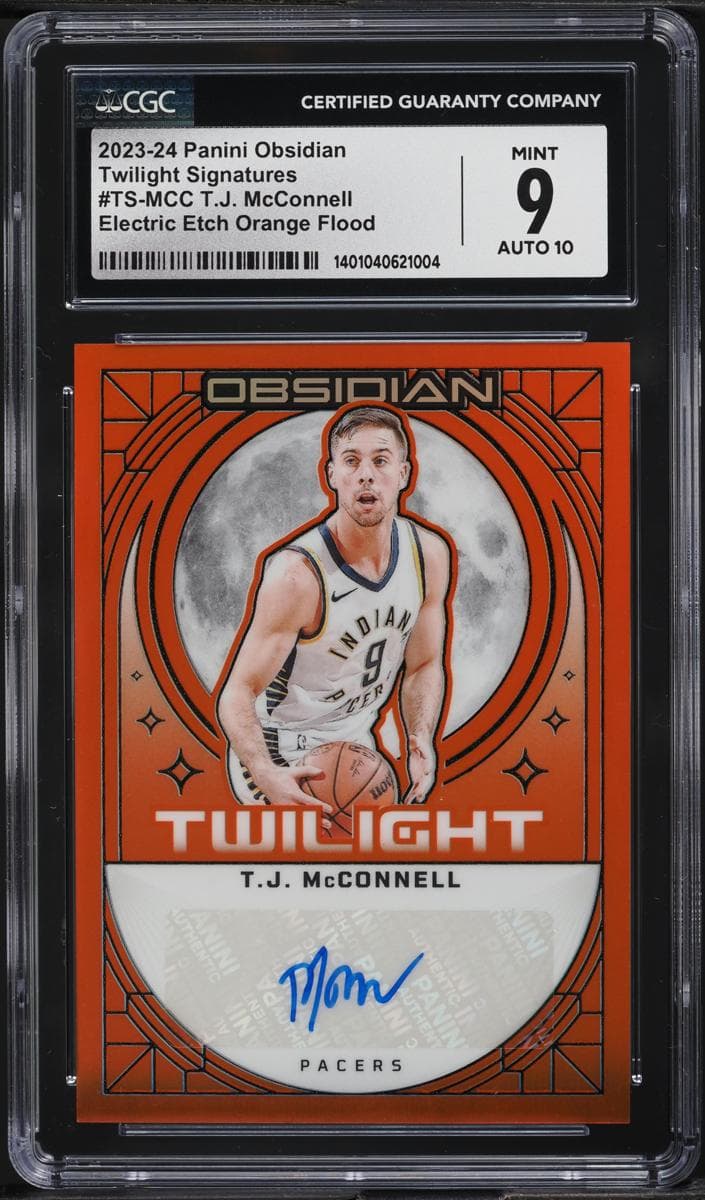T.J. McConnell 2023 panini Obsidian