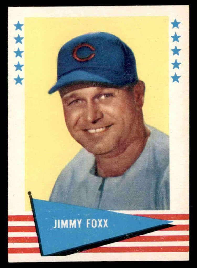 Jimmie Foxx 1961 fleer Fleer Baseball Greats