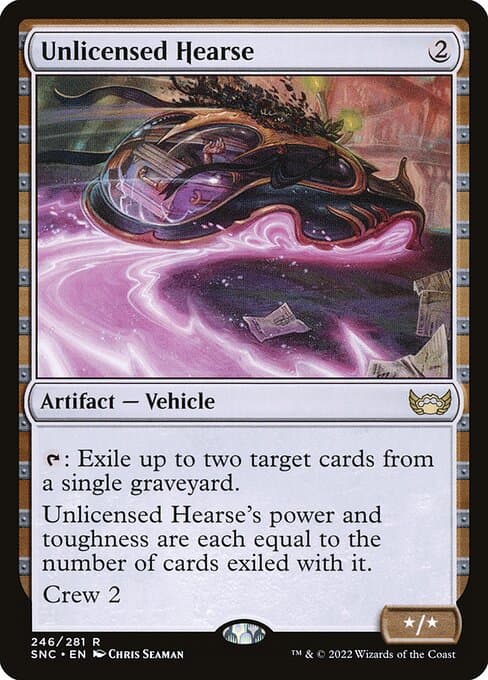 Unlicensed Hearse 2022 Magic: The Gathering