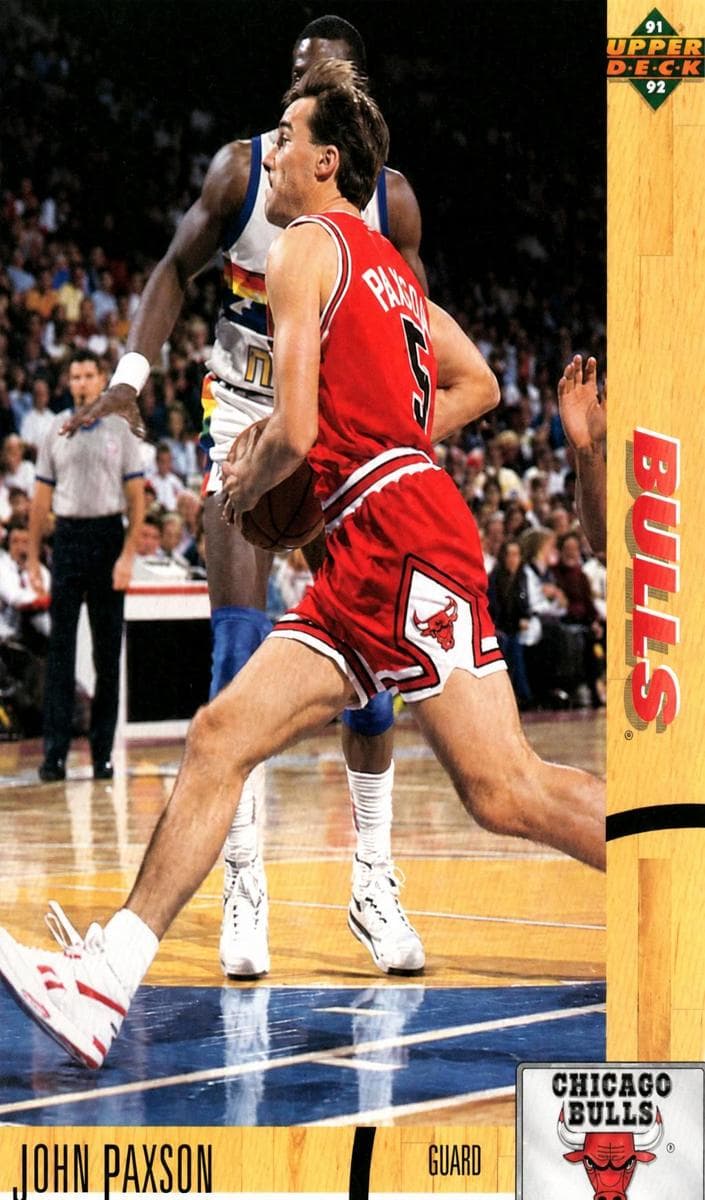 John Paxson 1991 upper-deck Upper Deck