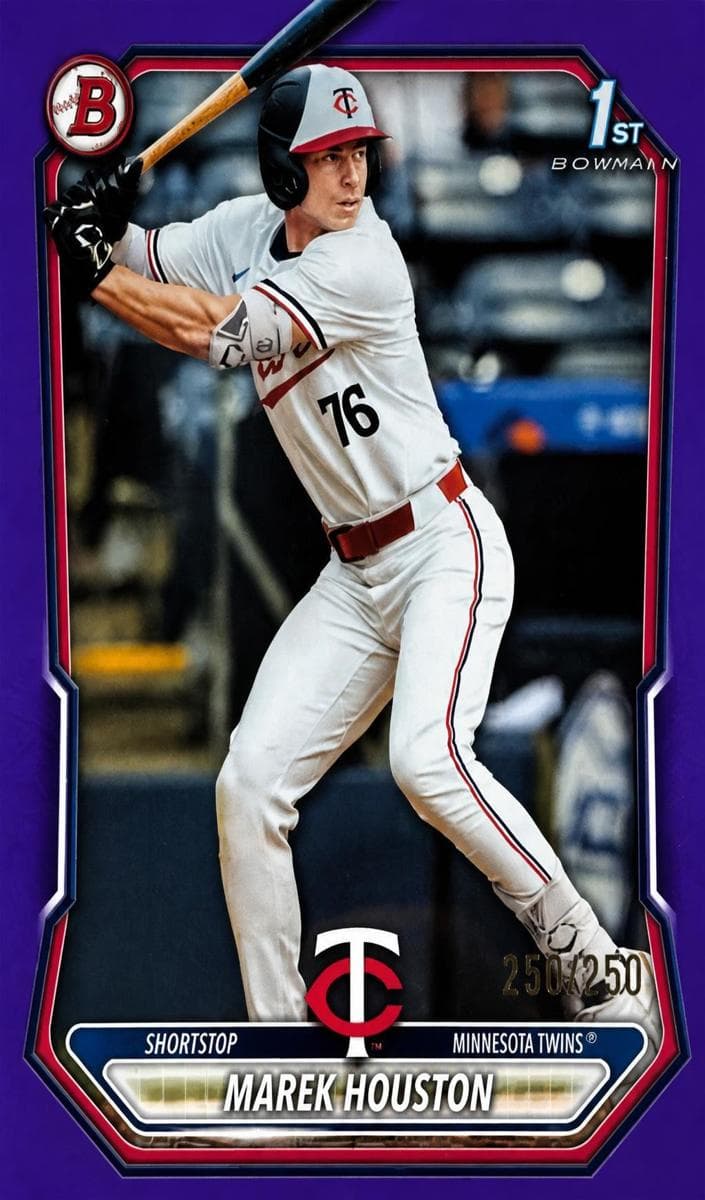 Marek Houston trading card