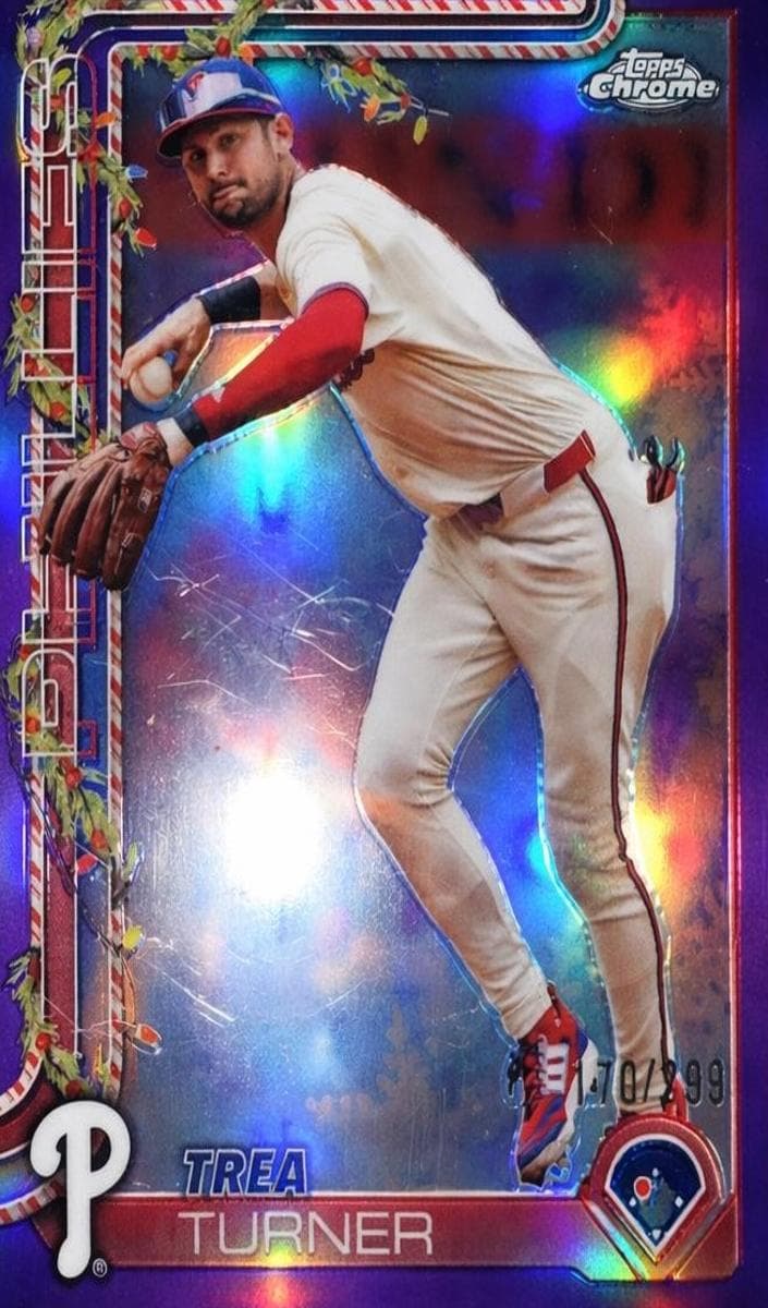 Trea Turner 2025 topps Holiday