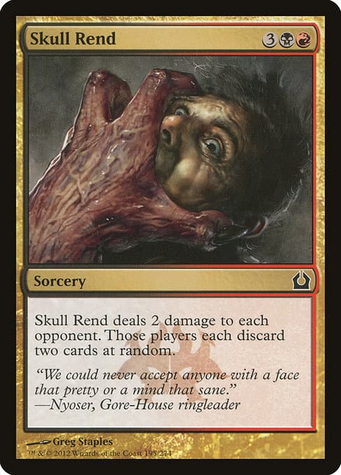Skull Rend 2012 Magic: The Gathering Return to Ravnica
