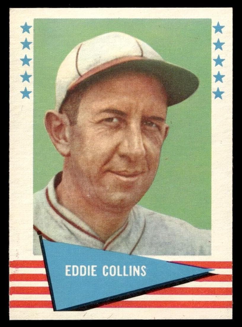 Eddie Collins 1961 fleer Fleer Baseball Greats