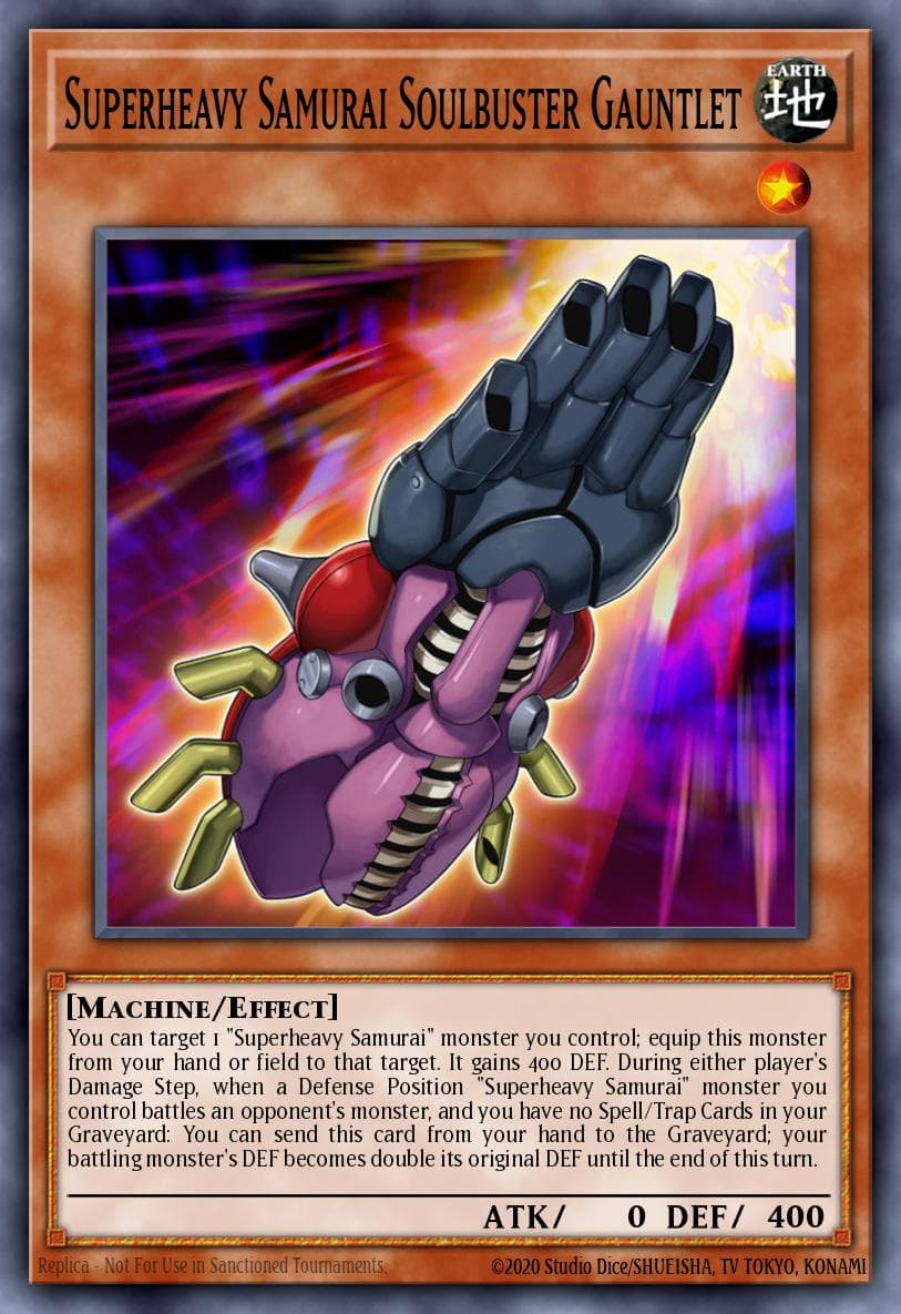 Superheavy Samurai Soulbuster Gauntlet #MP16-EN008