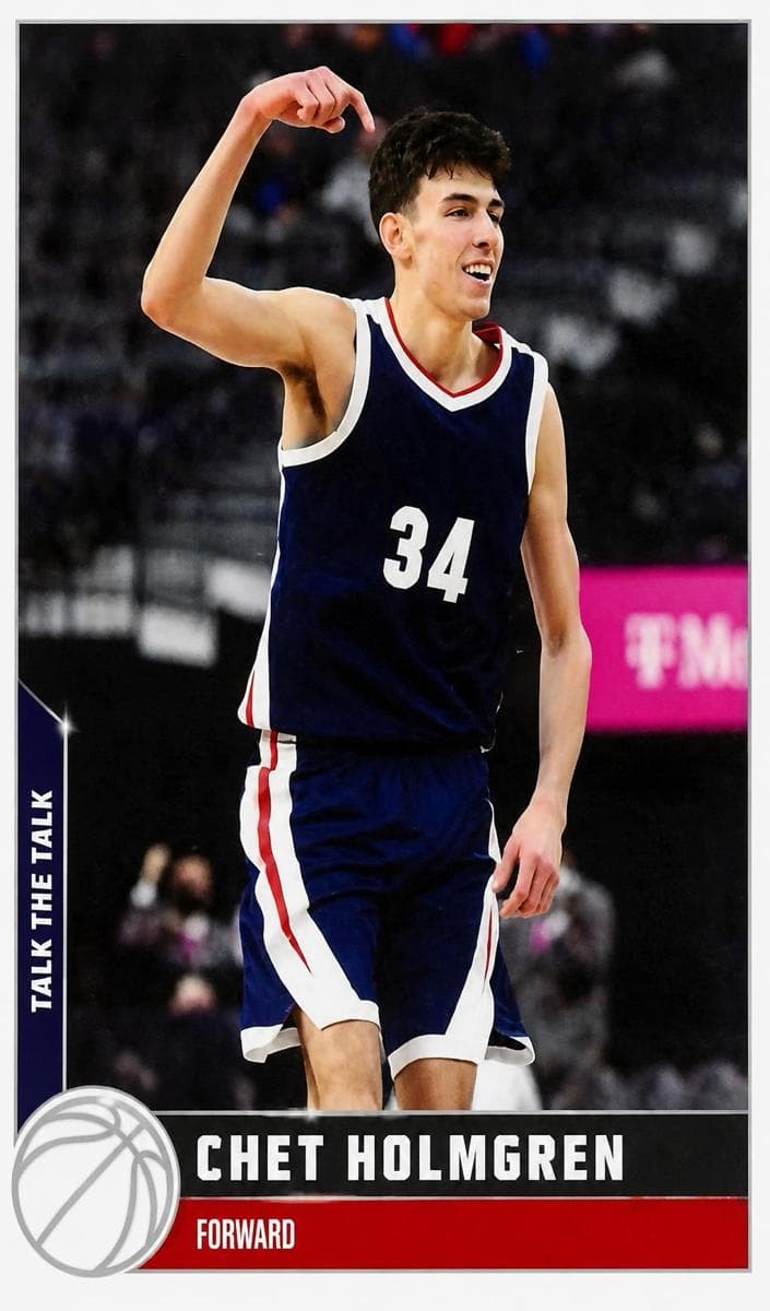 Chet Holmgren 2022 panini Panini Contenders Optic