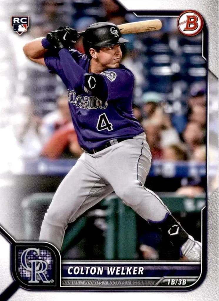 Colton Welker 2022 bowman Bowman