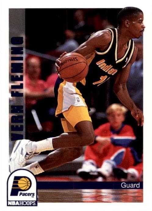 Vern Fleming 1992 panini Hoops