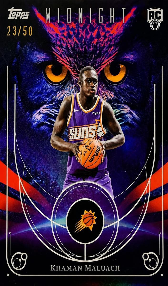 Khaman Maluach 2025 topps Topps Midnight