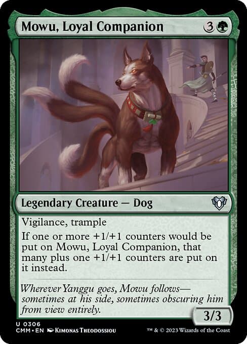 Mowu, Loyal Companion 2023 Magic: The Gathering Commander Masters