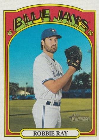 Robbie Ray 2021 topps Topps Heritage