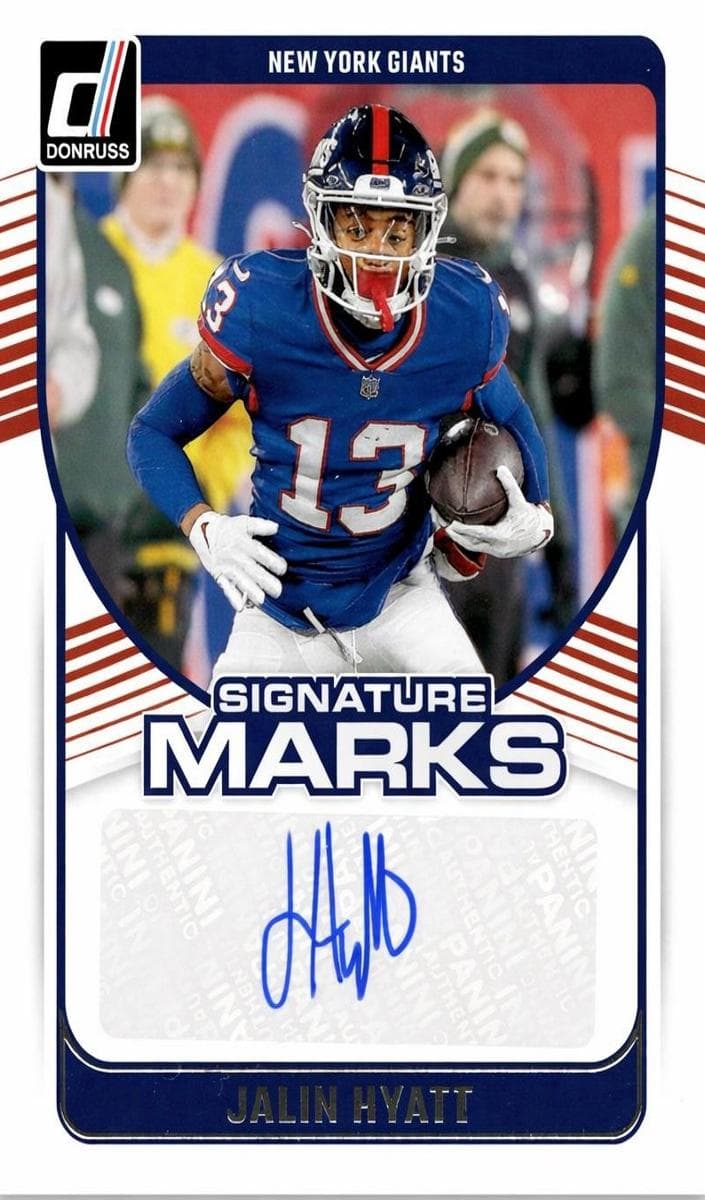 Jalin Hyatt 2024 panini Donruss