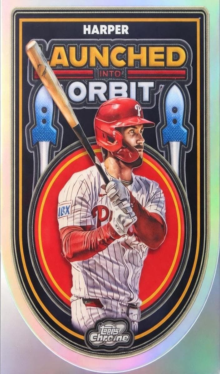 Bryce Harper 2025 topps Topps Cosmic Chrome
