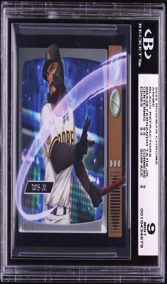 Fernando Tatis Jr. 2025 bowman Bowman Anime example 1