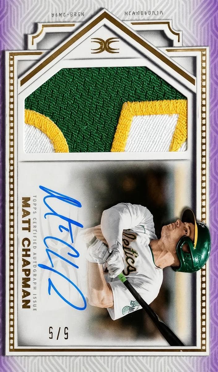 Matt Chapman 2022 topps Topps Definitive Collection