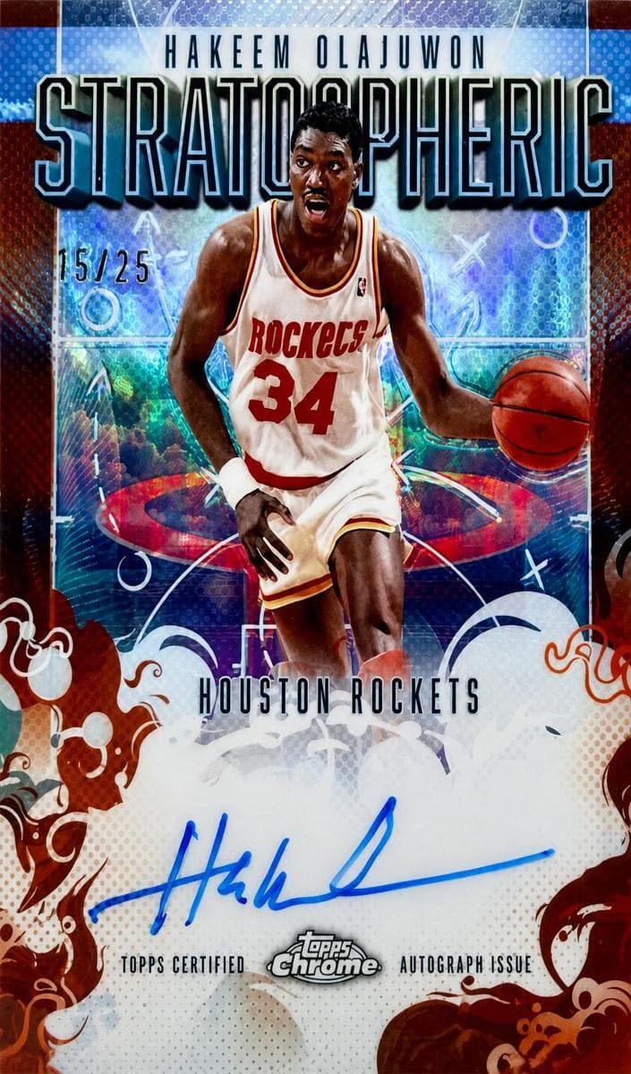 Hakeem Olajuwon 2025 topps Topps Chrome
