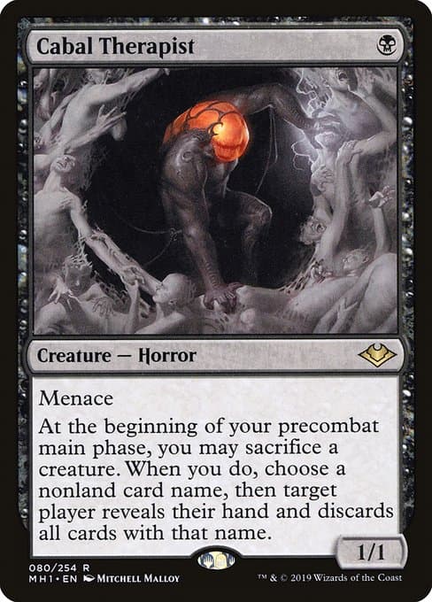 Cabal Therapist 2019 Magic: The Gathering Modern Horizons
