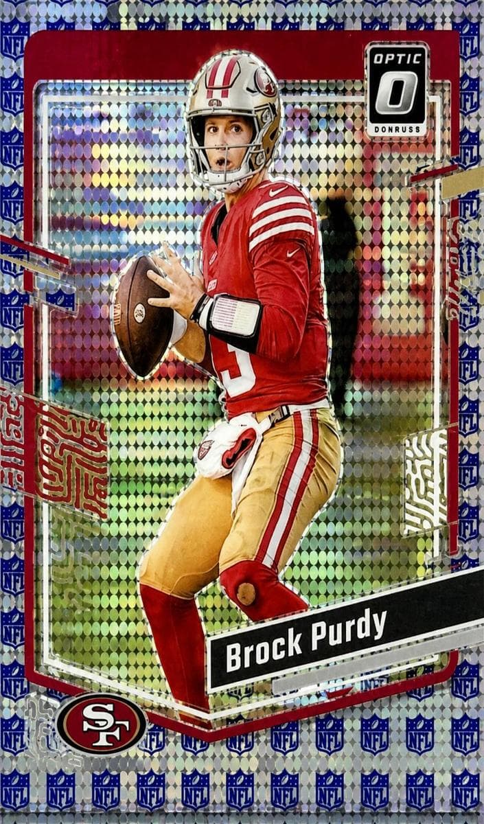 Brock Purdy 2023 panini Donruss Optic