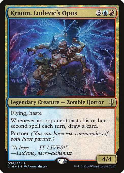 Kraum, Ludevic's Opus 2020 Magic: The Gathering Commander Legends Foil Etched