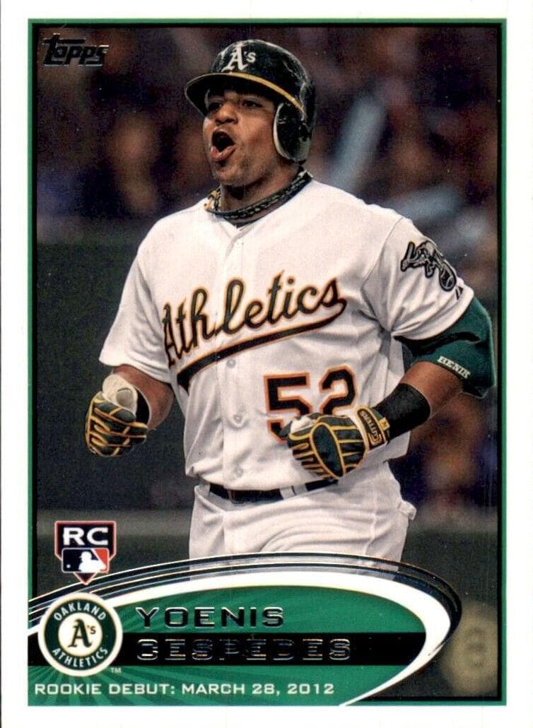Yoenis Cespedes 2012 topps Topps Update