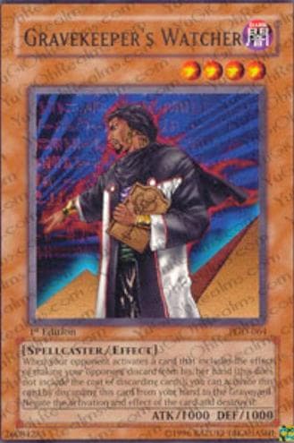 Gravekeeper's Watcher 2003 Yu-Gi-Oh! Pharaonic Guardian