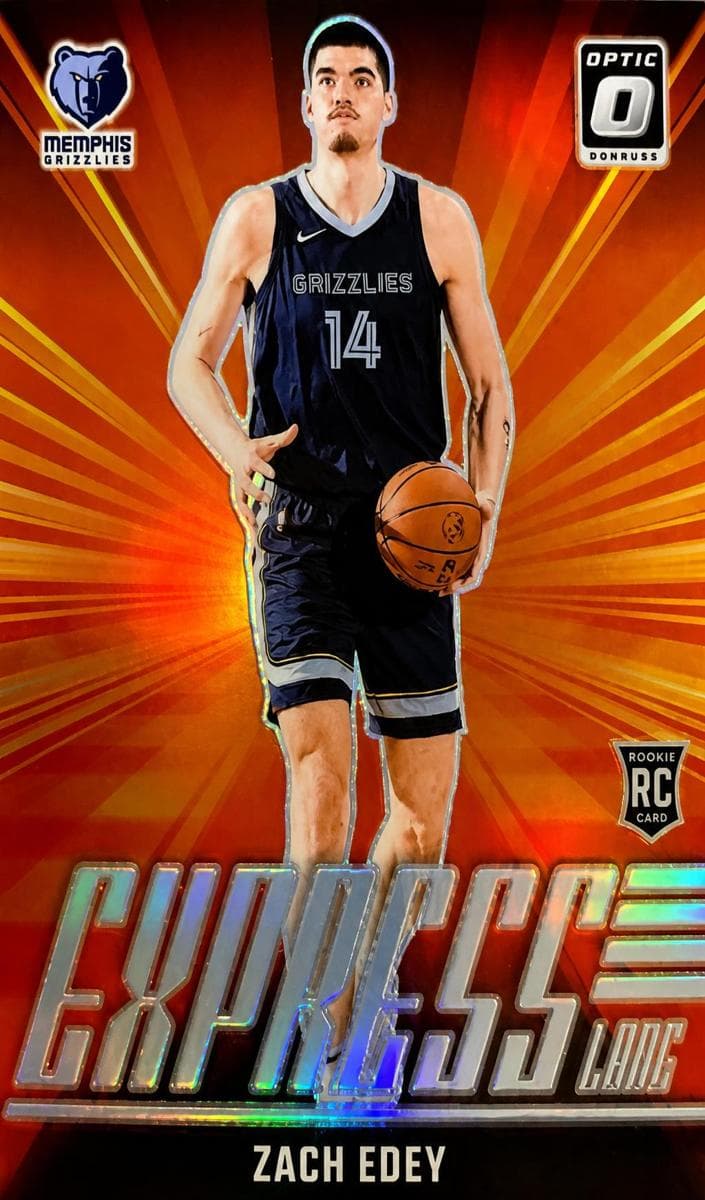 Zach Edey 2024 panini Donruss Optic