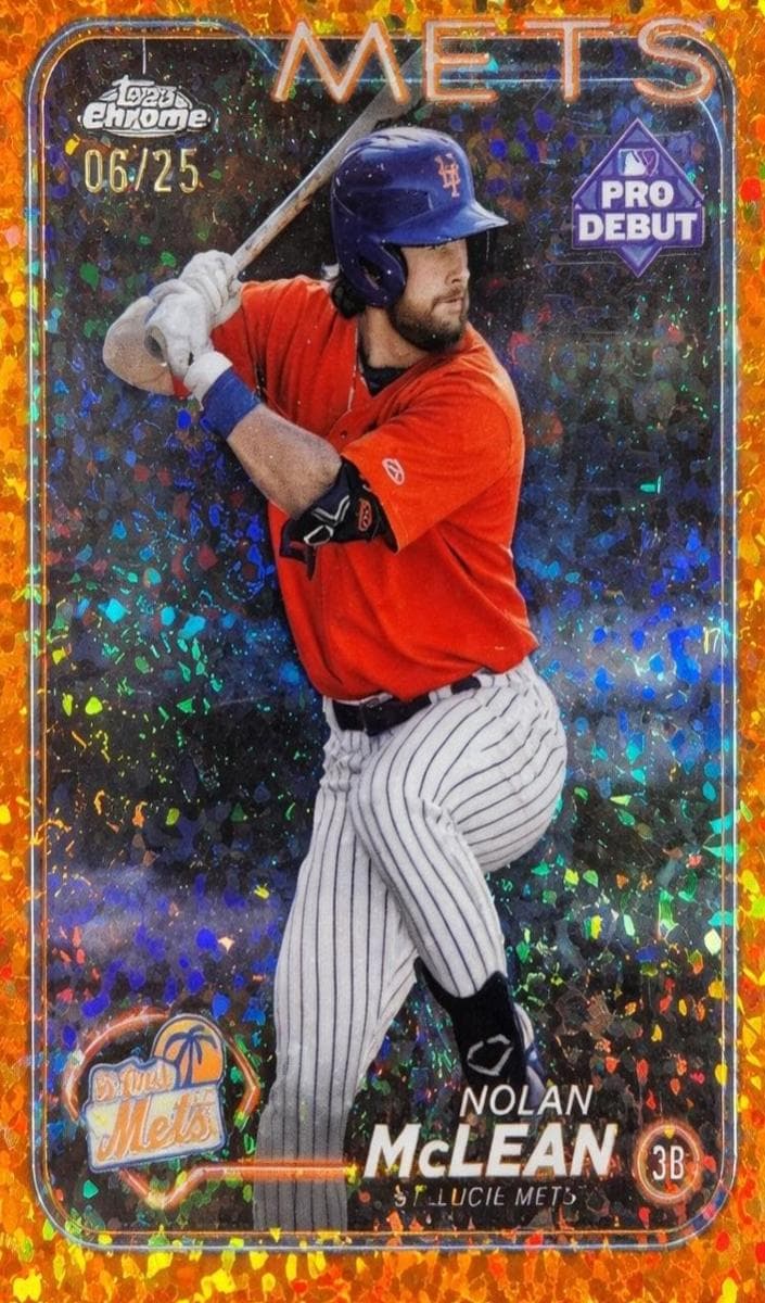 Nolan McLean 2024 topps Topps Pro Debut