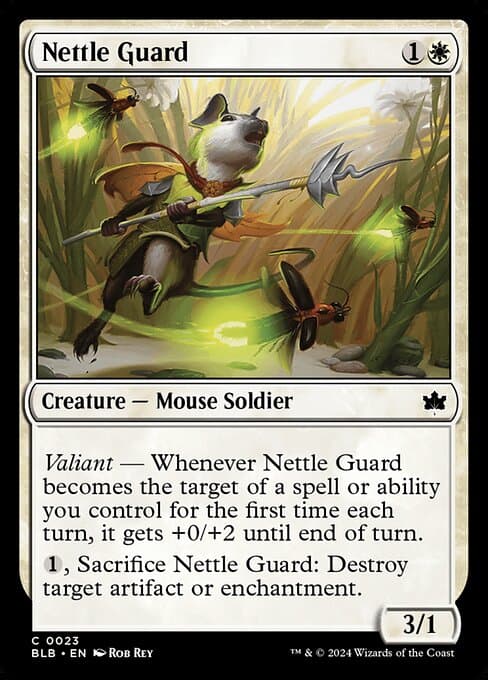 Nettle Guard 2024 Magic: The Gathering Bloomburrow