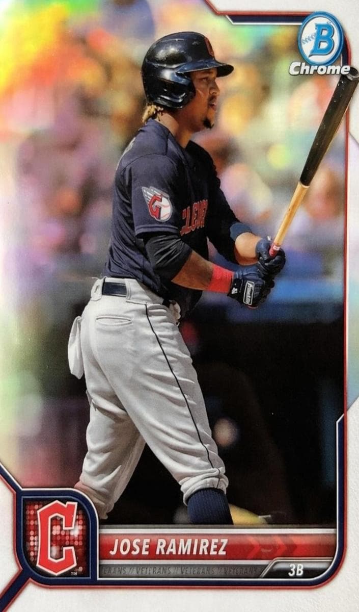 Jose Ramirez 2022 panini Panini National Treasures