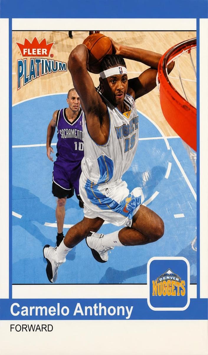 Carmelo Anthony 2003 fleer