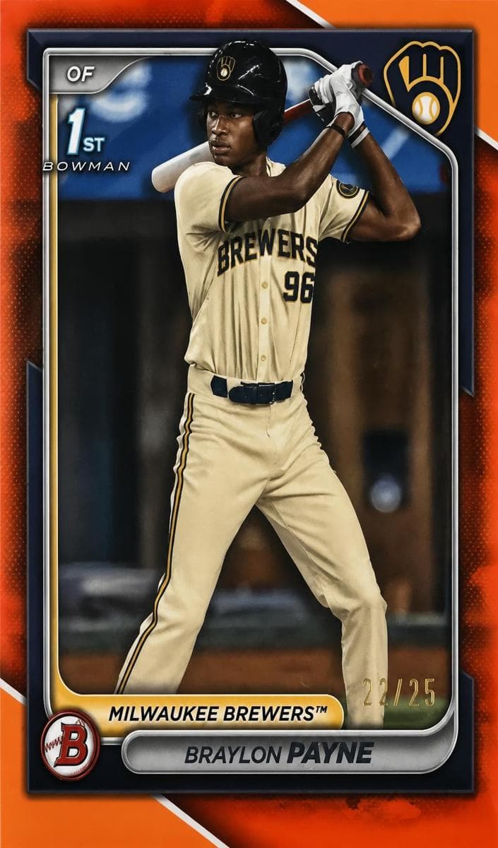 Braylon Payne 2024 bowman Bowman Draft
