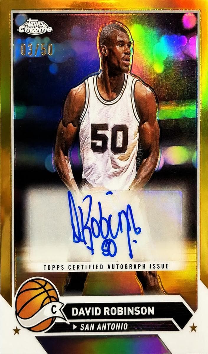 David Robinson 2023 topps Topps Chrome