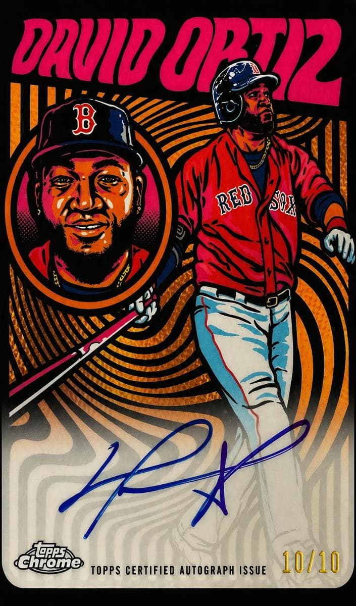 David Ortiz 2024 topps Topps Chrome
