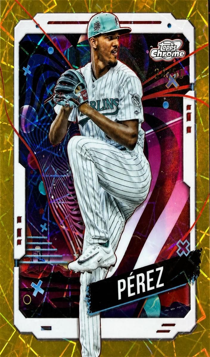 Eury Pérez 2024 topps Topps Cosmic Chrome