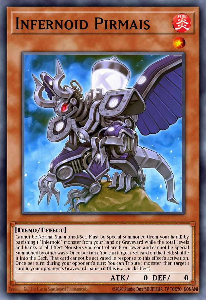 Infernoid Pirmais 2015 Yu-Gi-Oh! Crossed Souls