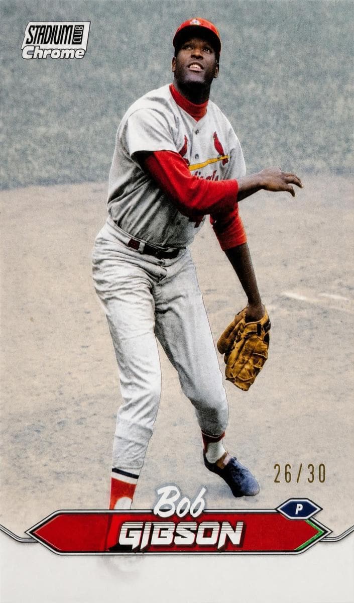 Bob Gibson 2024 topps Stadium Club