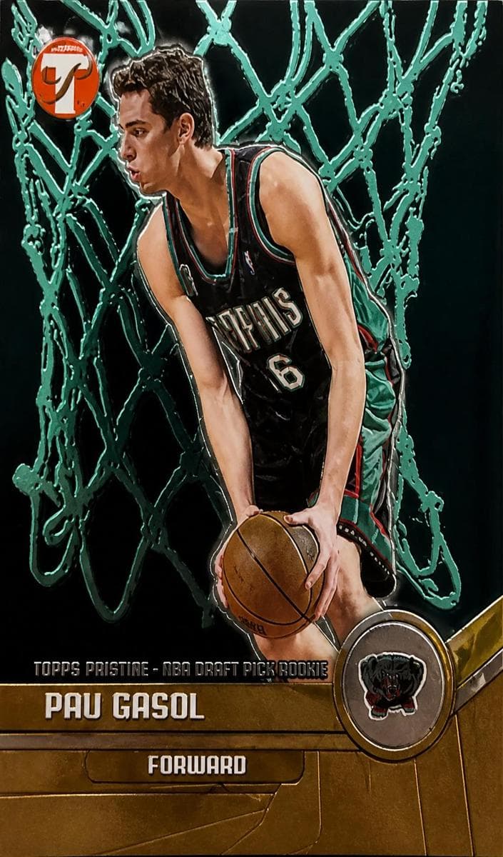 Pau Gasol 2001 topps Pristine