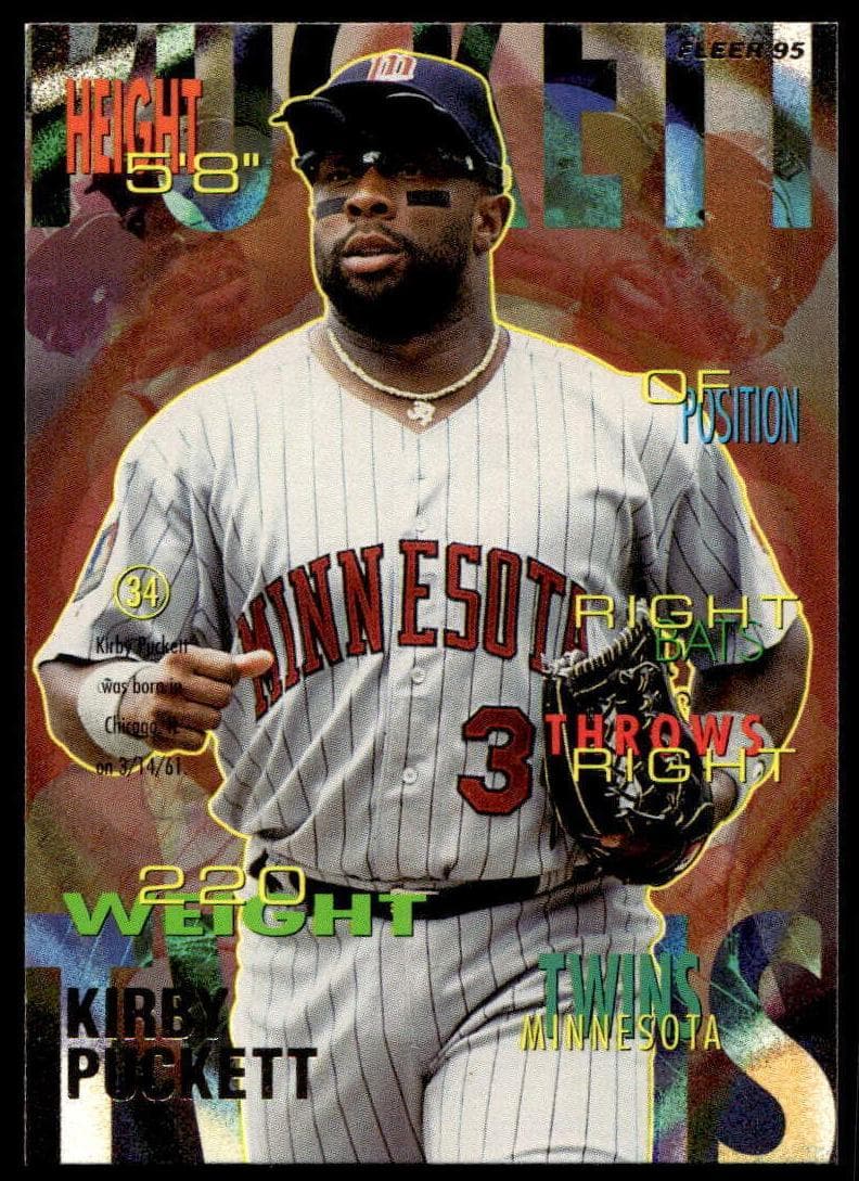 Kirby Puckett 1995 fleer Fleer