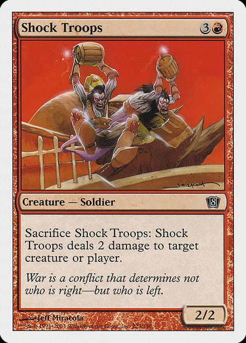 Shock Troops 2003 Magic: The Gathering 8th Edition